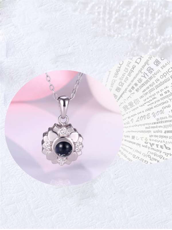 Collar Flor Brillante - Imagen 2
