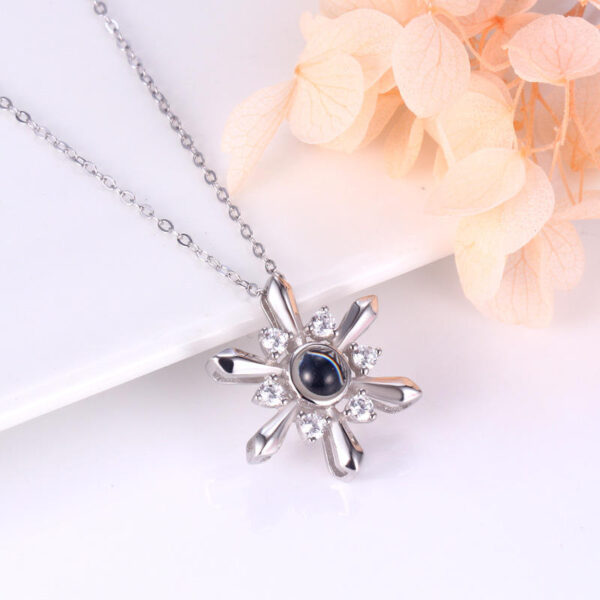 Collar Copo de Nieve Brillante - Imagen 4