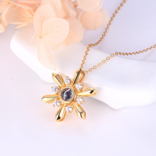 Collar Copo de Nieve Brillante - Imagen 3