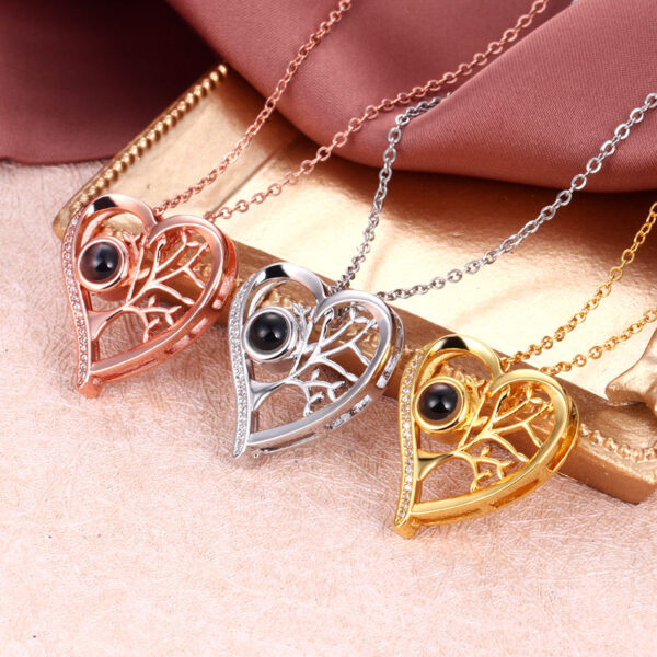 Collar Corazón Árbol de la Vida