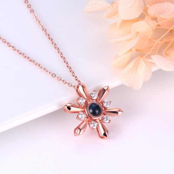 Collar Copo de Nieve Brillante - Imagen 2