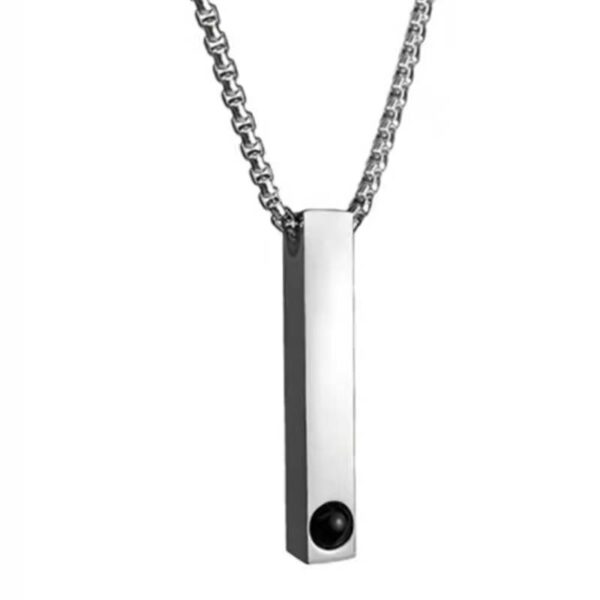 Collar con dije rectangular - Imagen 3