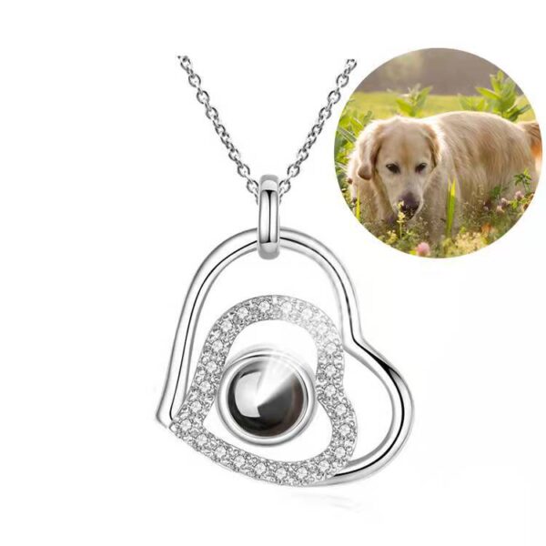 Collar Corazón Doble