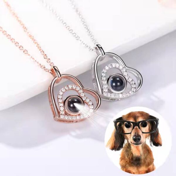 Collar Corazón Doble - Imagen 2