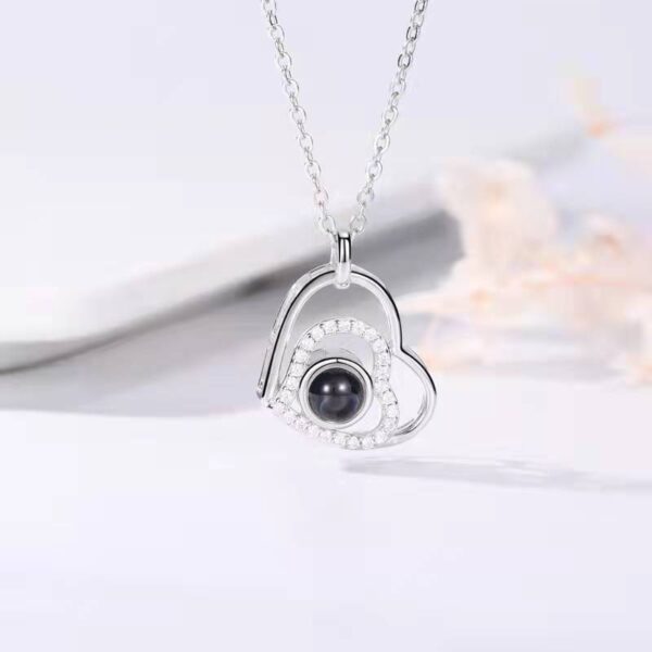 Collar Corazón Doble - Imagen 3