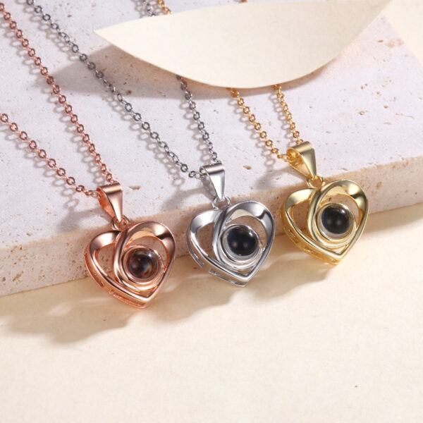 Collar Corazón Espiral