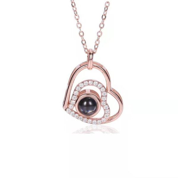Collar Corazón Doble - Imagen 4