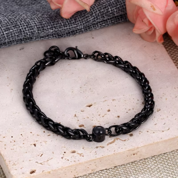 Pulsera de cadena tipo trigo - Imagen 5