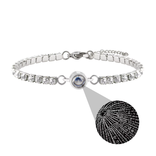 Pulsera con cadena brillante - Imagen 5