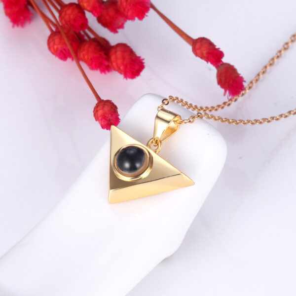 Collar con dije triangular - Imagen 4